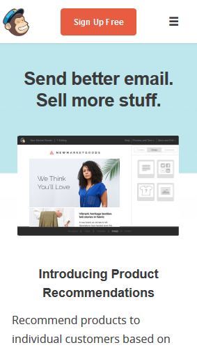 mailchimp mobiel