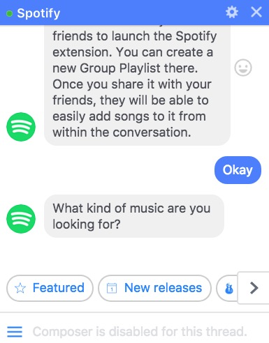 chatbot Spotify