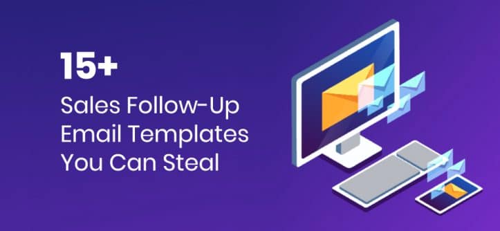sales email follow up templates