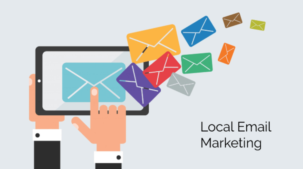 E-mail marketing local