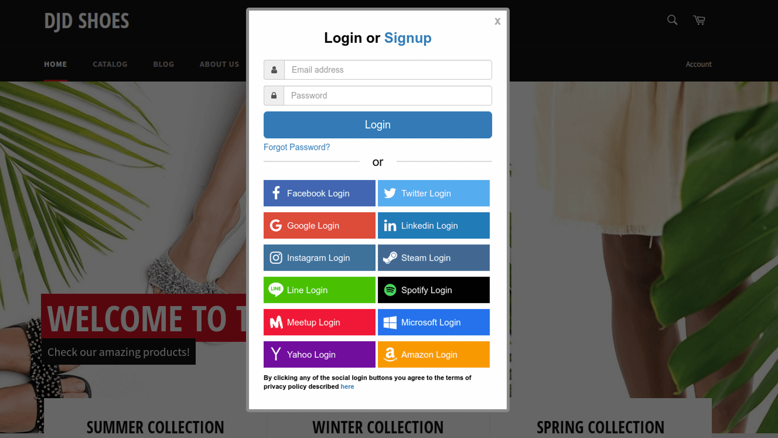 Beste Shopify-Apps, One-Click-Social-Login (1)