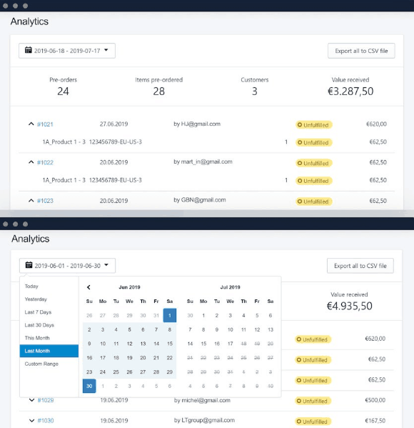 最佳 Shopify 应用预购管理器 (1)