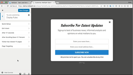 mailoptin-alternatieven mailoptin-dashboard