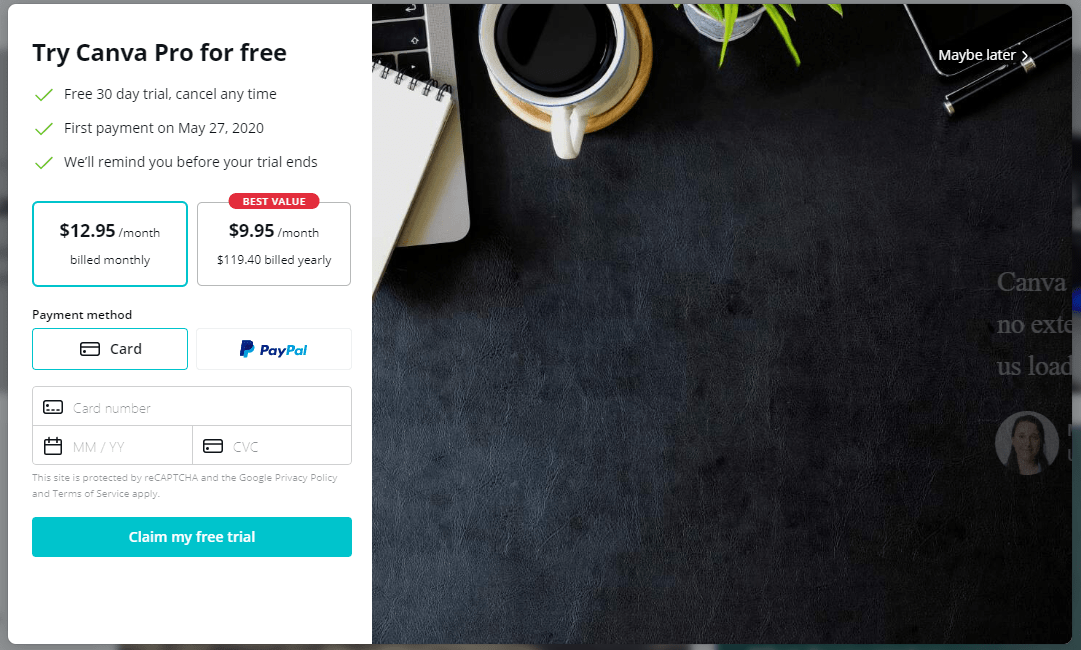 Canva Pro besplatno