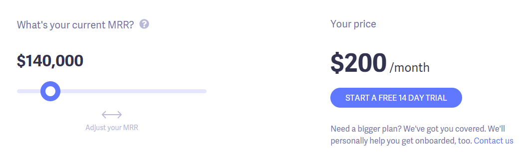 Saas metrics-trackingtool baremetrics-prijzen