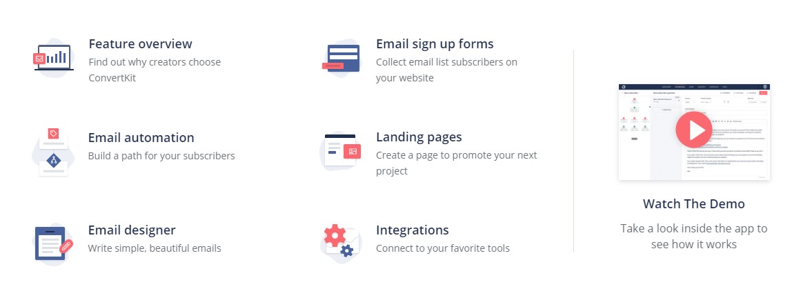 ConvertKit Features