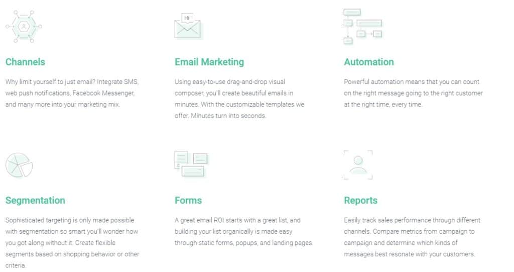 omnisend, funzionalità omnisend, email marketing