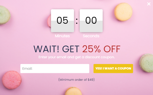 Poptin, Pop-ups, Countdown-Popup