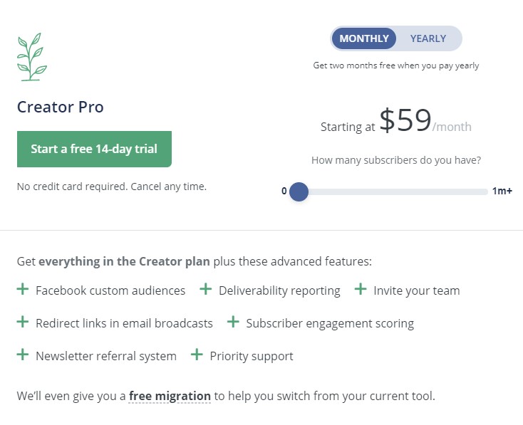 Alternativas a aweber convertkit creador pro