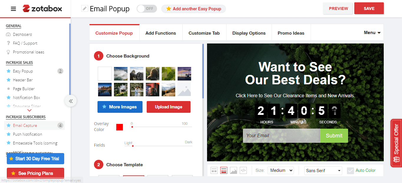 zotabox tableau de bord zotabox alternatif