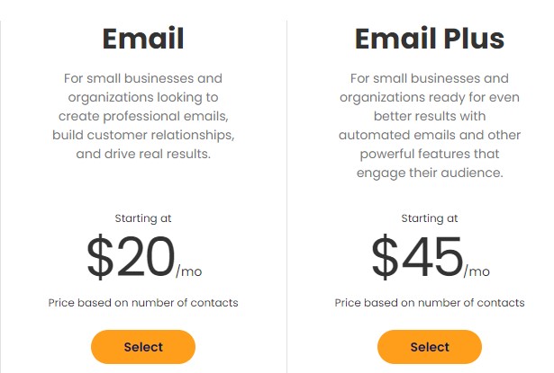 Constant Contact Pricing