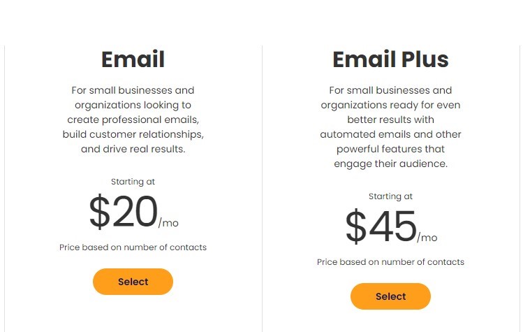 Constant Contact Pricing