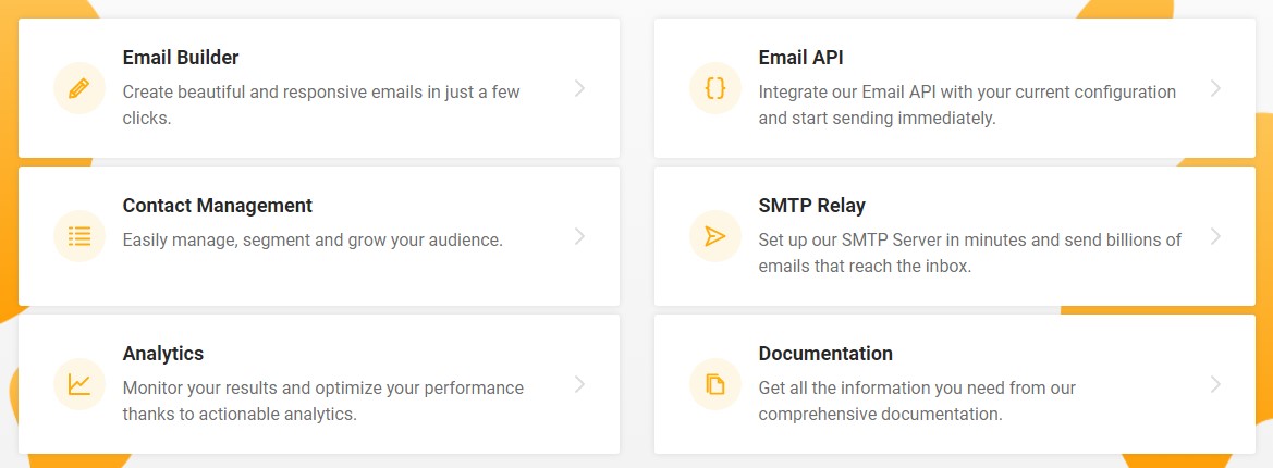 Recursos do Mailjet