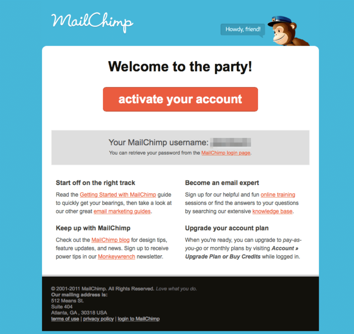 poptin mailchimp confirmation example