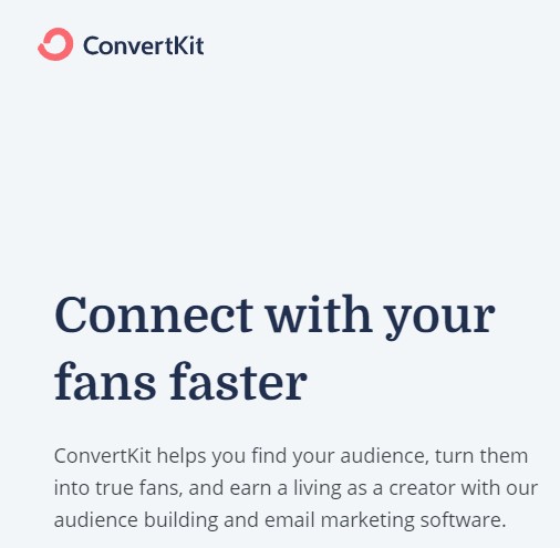Bienvenido a ConvertKit