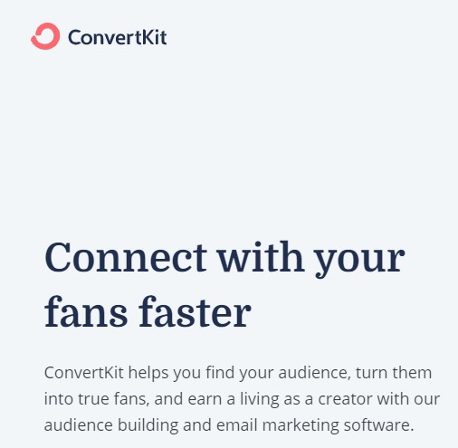 ConvertKit Benvenuto