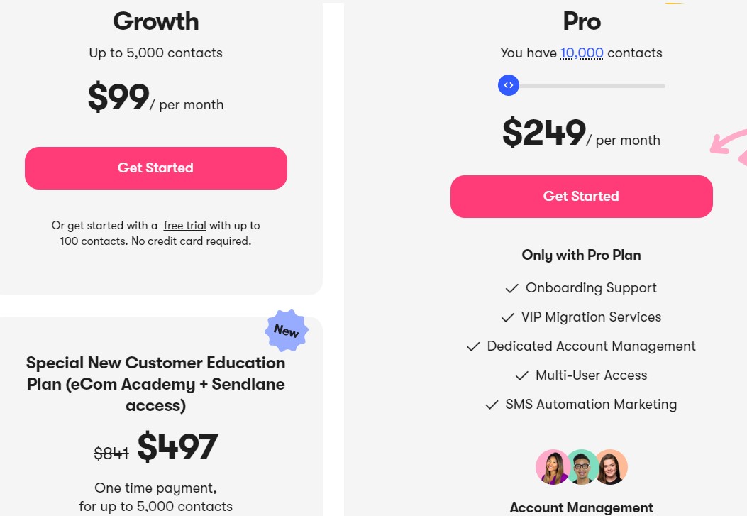 Sendlane Pricing