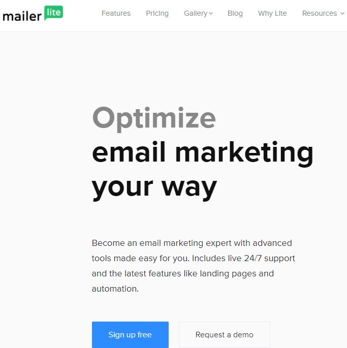 Mailerlite Welcome