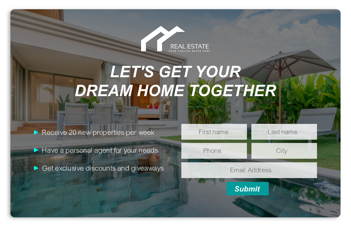 REAL ESTATE POPUP Trigger