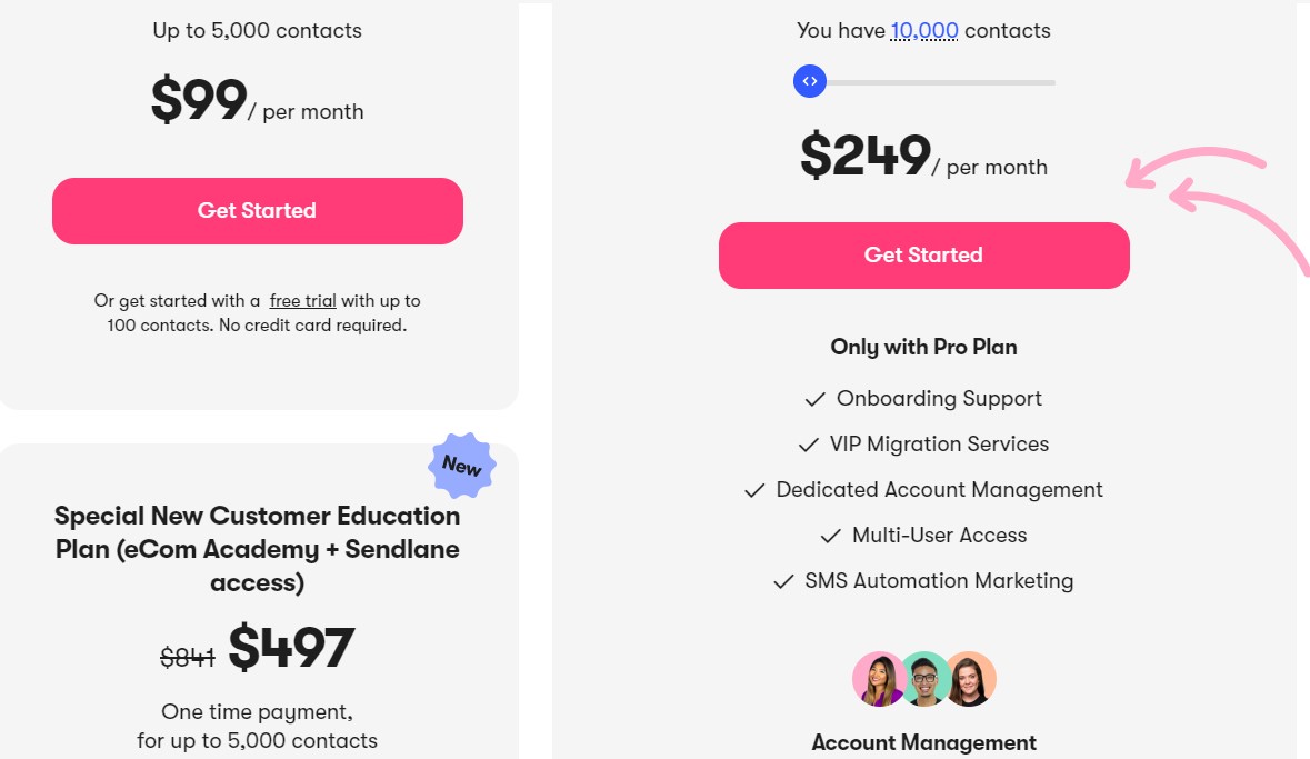 Sendlane Pricing