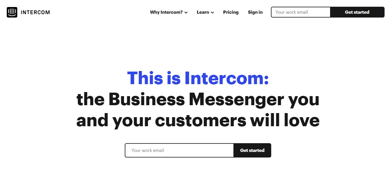 Intercom Welcome