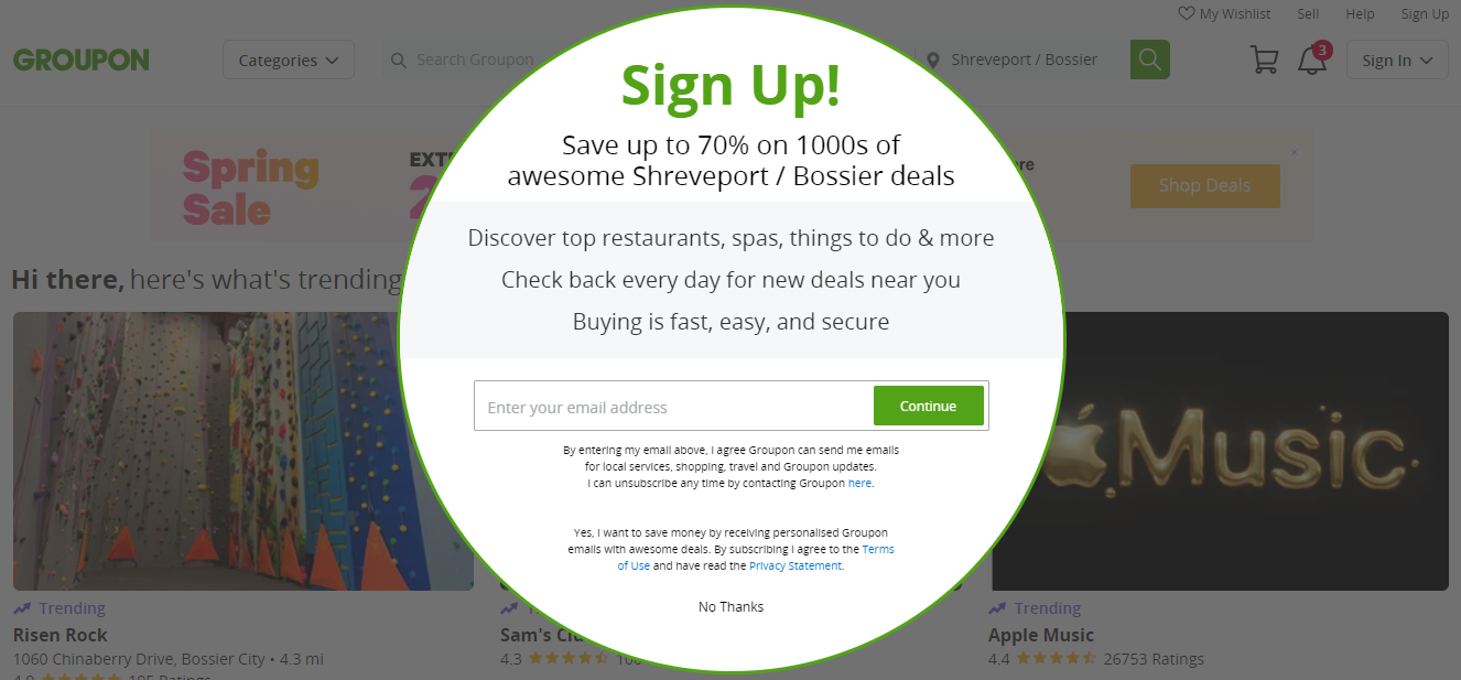 Groupon-Screenshot