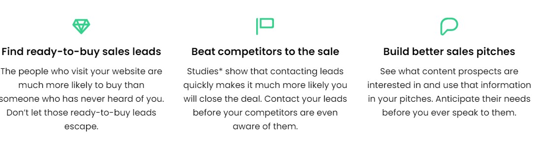 LeadFeeder Sales Features