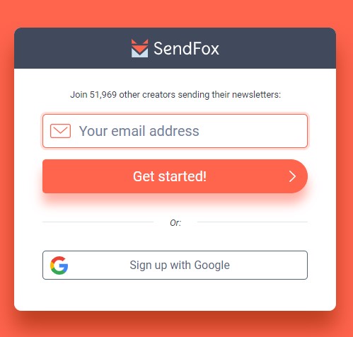 SendFox Welcome