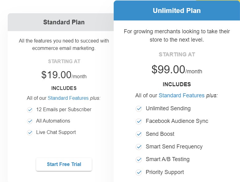 Precios de SmartrMail