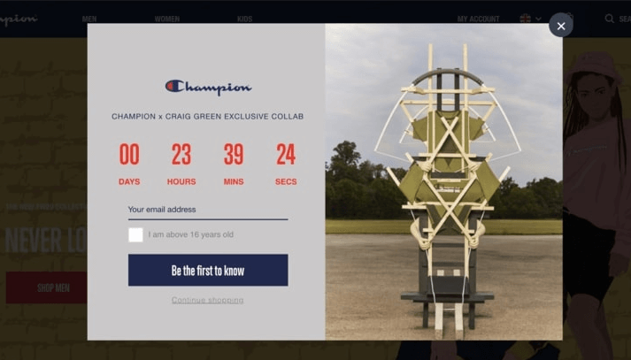 important features popup builder champion countdown popup example