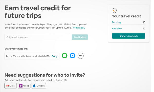 برنامج ولاء العملاء القوي يفيد مثال برنامج ولاء العملاء عبر Airbnb