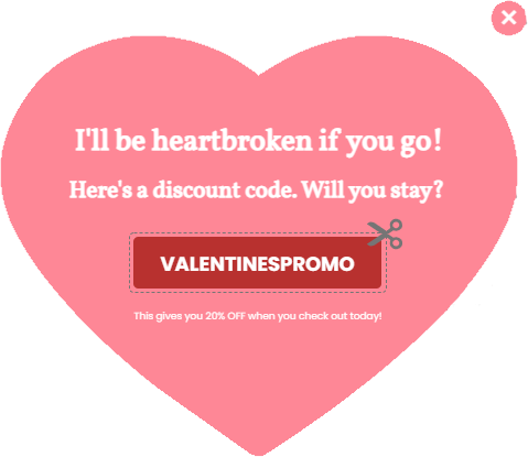 Valentijnsdag pop-ups