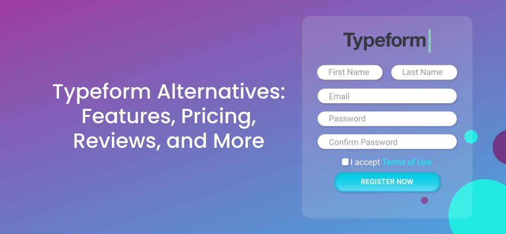 15 best Typeform alternatives (Pros & cons) 