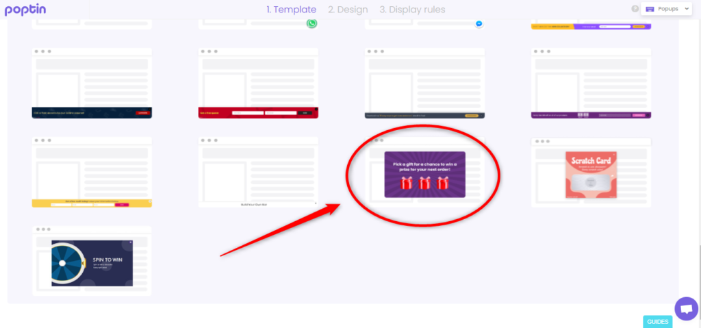 Scratch cards pop ups email popups giveaways and contests
