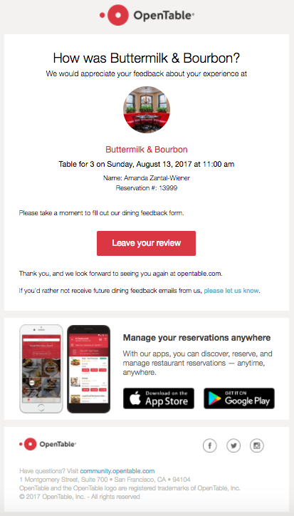 The power of OpenTable and email marketing - Email Marketing Software That Works For You