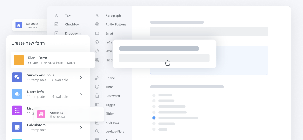 Generatore di moduli alternativi a kissflow