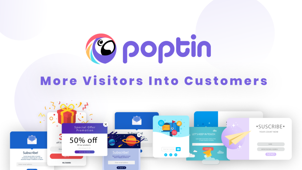 Bringen Sie mit Poptin-Popups und -Formularen mehr Leads in einen knackigen Chat