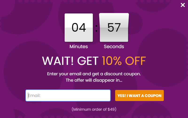 pop-ups de intenção de saída cronômetro de contagem regressiva formulário de lead poptin pop-ups de intenção de saída cronômetro de contagem regressiva formulário de lead poptin