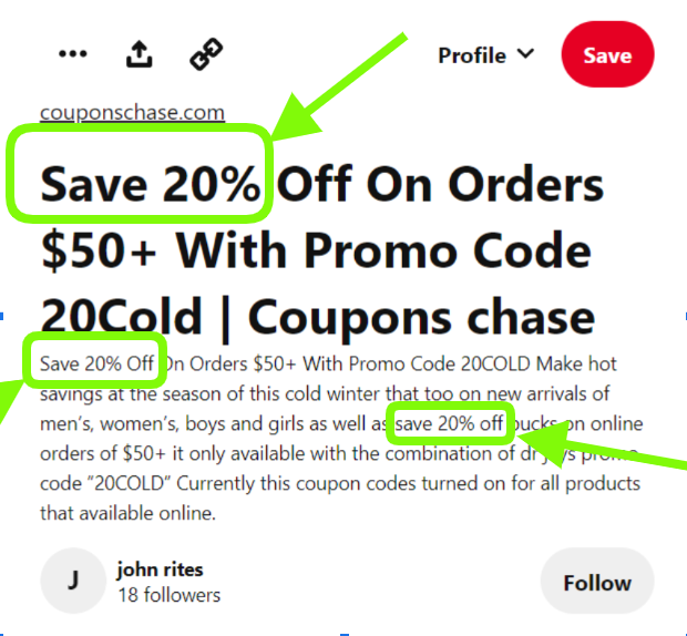 eCommerce discounts coupon codes