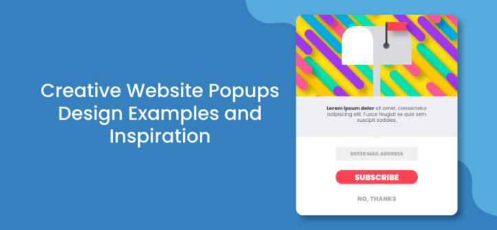 Creative Website Popups Design Examples and Inspiration