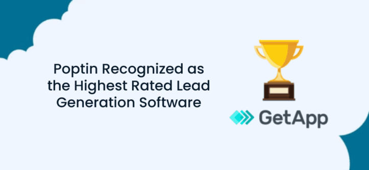 Poptin wird als die am höchsten bewertete Software zur Lead-Generierung ausgezeichnet