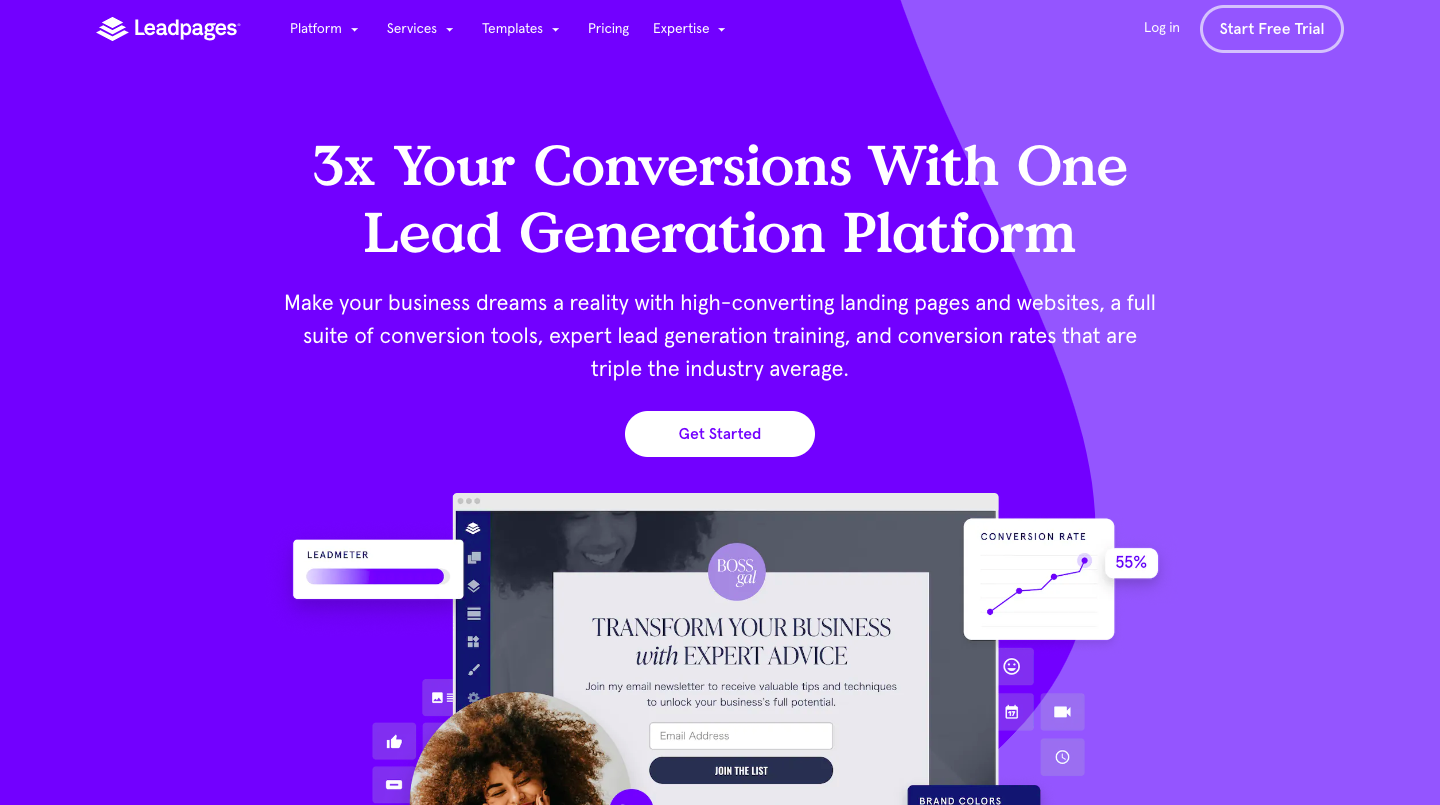 Leadpages-Website