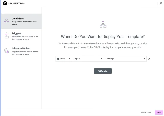 Elementor popup builder Elementor popup builder