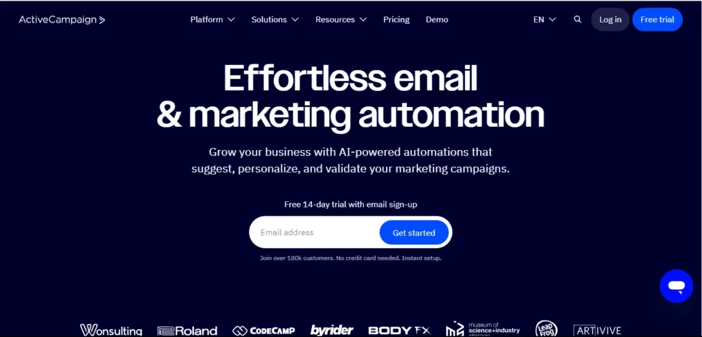 ActiveCampaign メールマーケティングツール ActiveCampaign メールマーケティングツール
