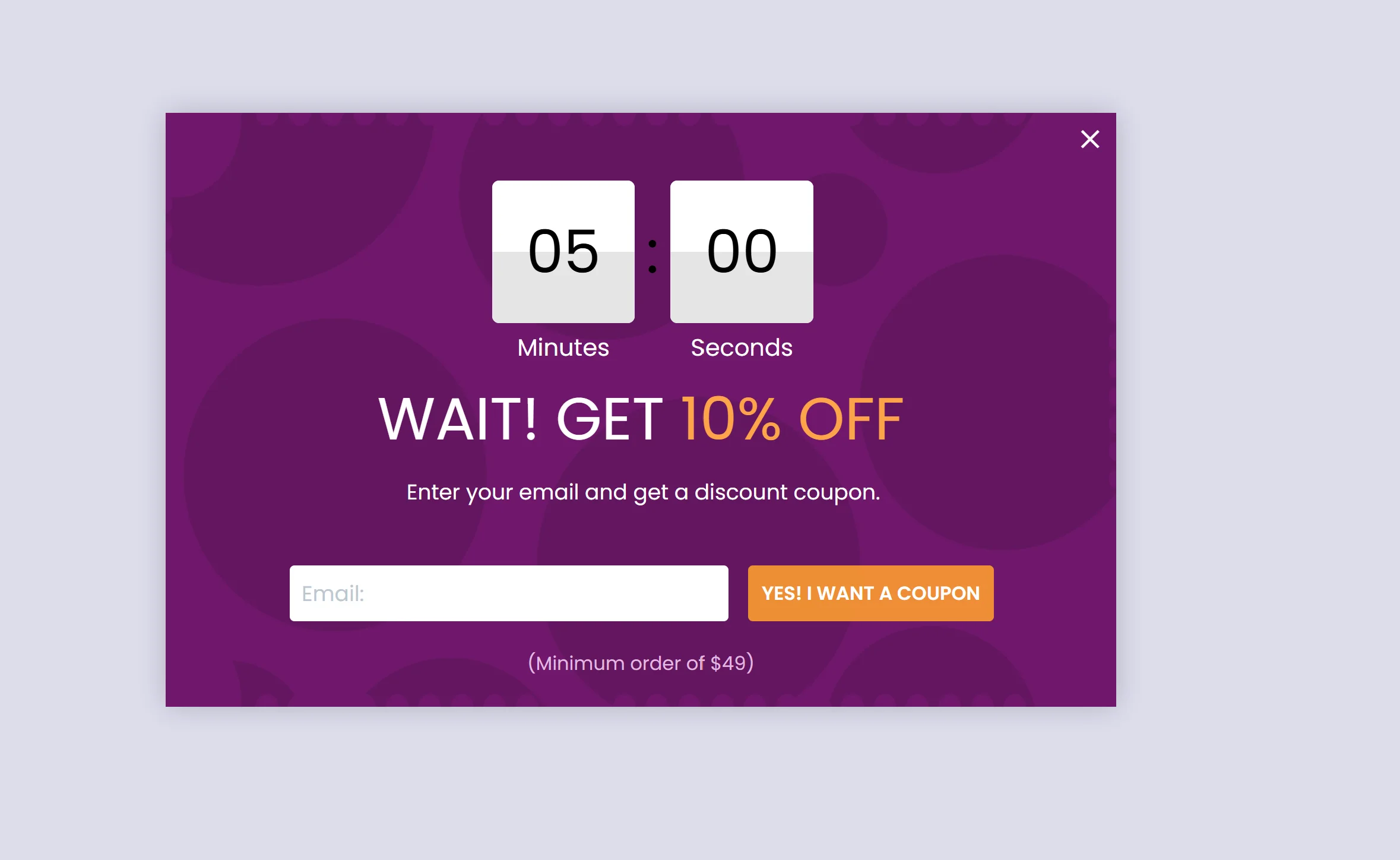 Mailchimp 이메일 목록 Poptin 종료 의도 팝업 빌더 Mailchimp 이메일 목록 Poptin 종료 의도 팝업 빌더
