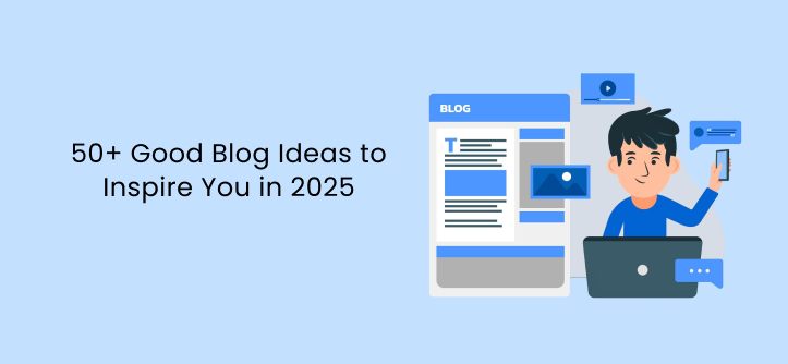 Funktionsbild 50+ bra bloggidéer för att inspirera dig 2025