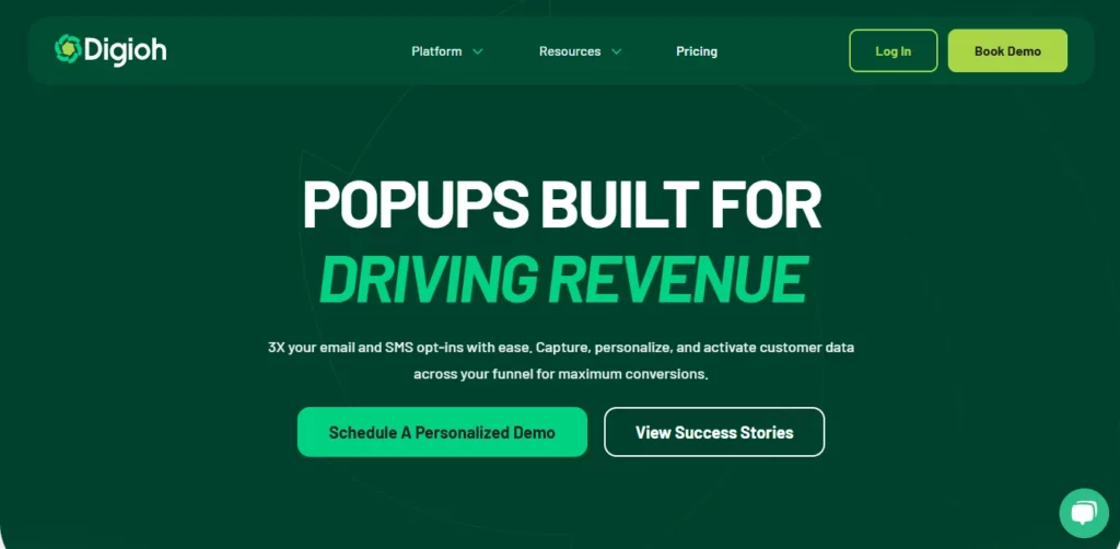Digioh popups and forms Digioh popups and forms