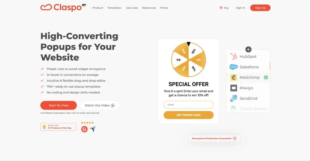 Claspo popup-bygger Claspo popup-bygger