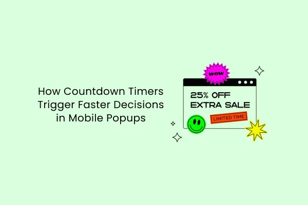 Come i timer per il conto alla rovescia attivano decisioni più rapide nei popup sui dispositivi mobili
