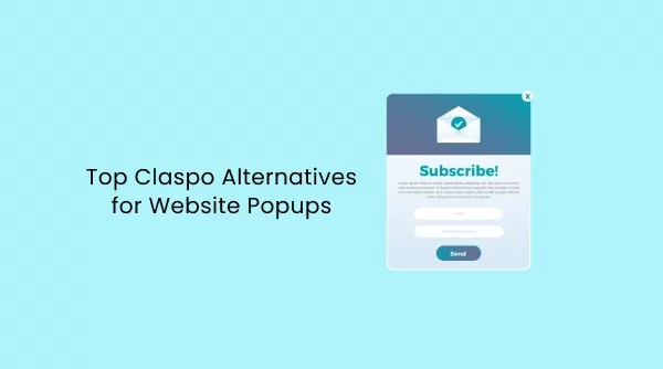 Meilleures alternatives à Claspo pour les pop-ups de sites Web